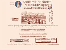 Tablet Screenshot of history-cluj.ro